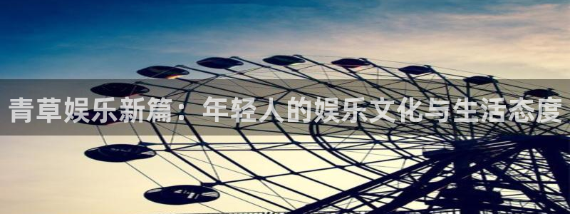 今年会首页：青草娱乐新篇：年轻人的娱乐文化与生活态度